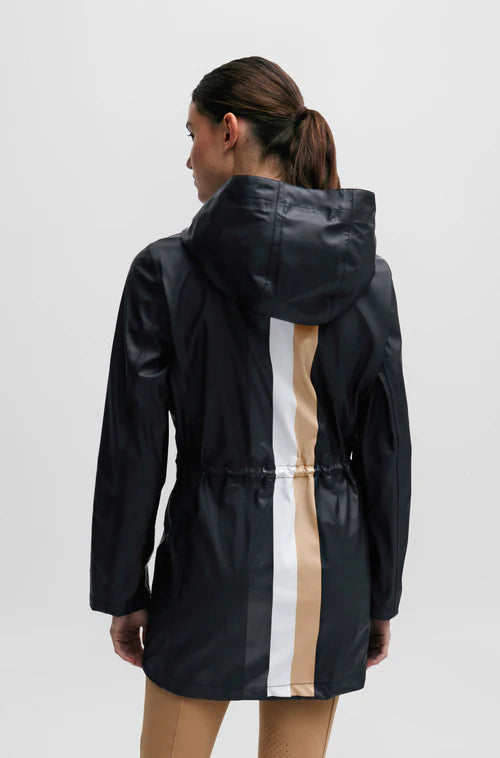 Stylish women’s equestrian rain coat