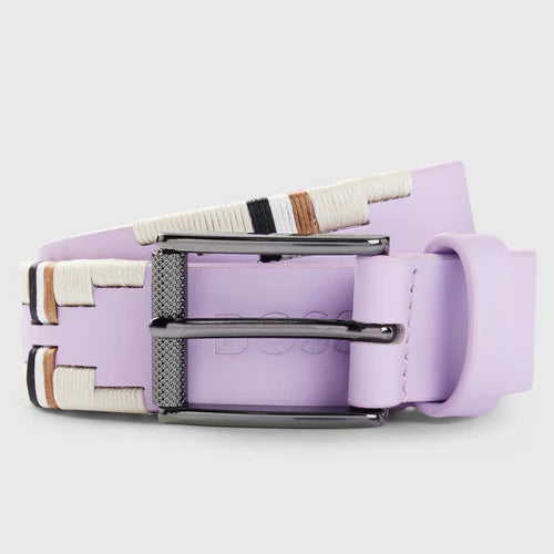 Hugo Boss equestrian purple belt