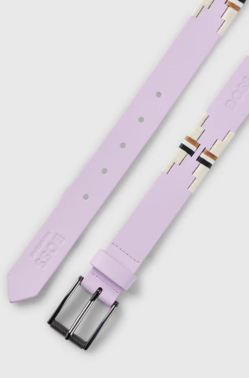 Violet colored belt
