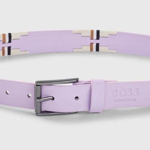 Light purple horse riding belt