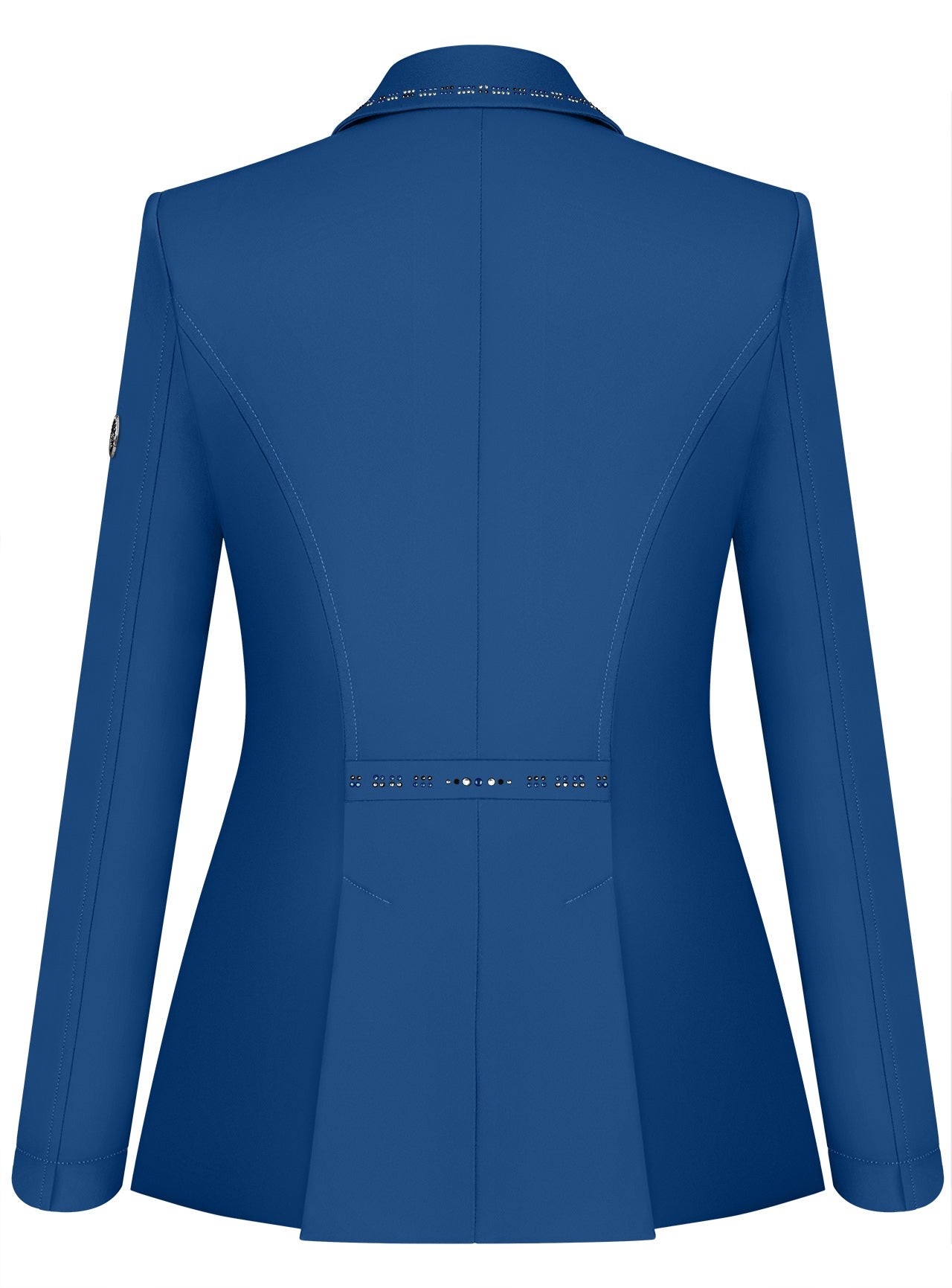 Blue short tail coat for equestrian