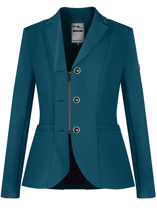 Green blue show jacket for lady