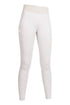 White competition riding leggings with high waist