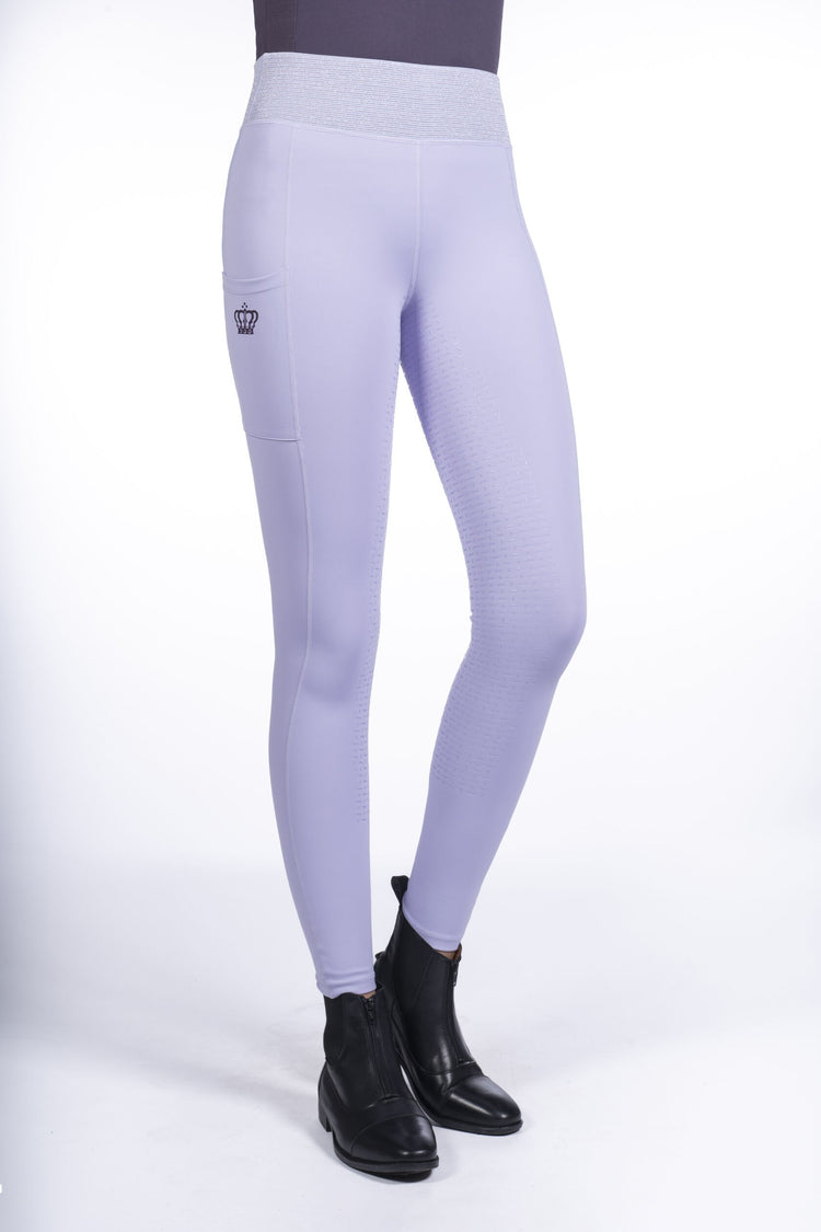 Light Purple Riding Leggings for women