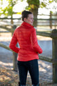 Equestrian casual jacket in red