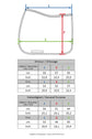 HKM Saddle Pad size chart