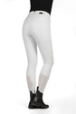 White competition breeches with full silicone seat