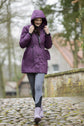 Mid length equestrian rain coat