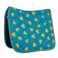 duck print saddle pad