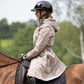 Long waterproof horse riding coat