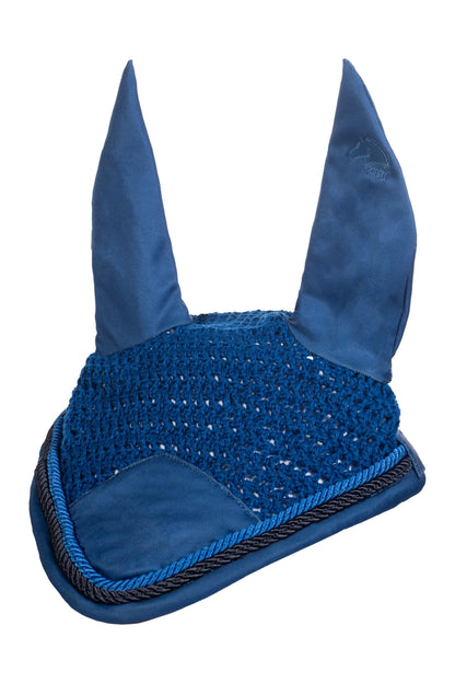 Navy Ear Bonnet for horses