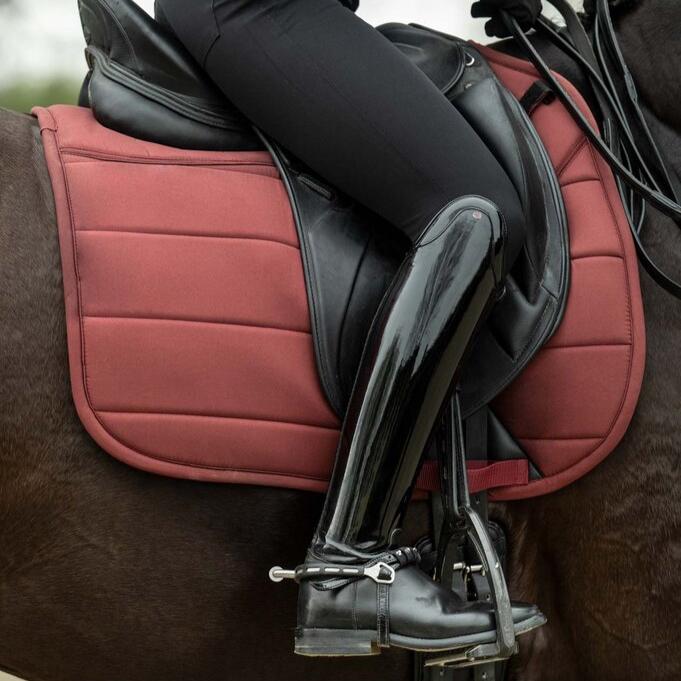 Anatomic Dressage Saddle Cloth in Burgundy 