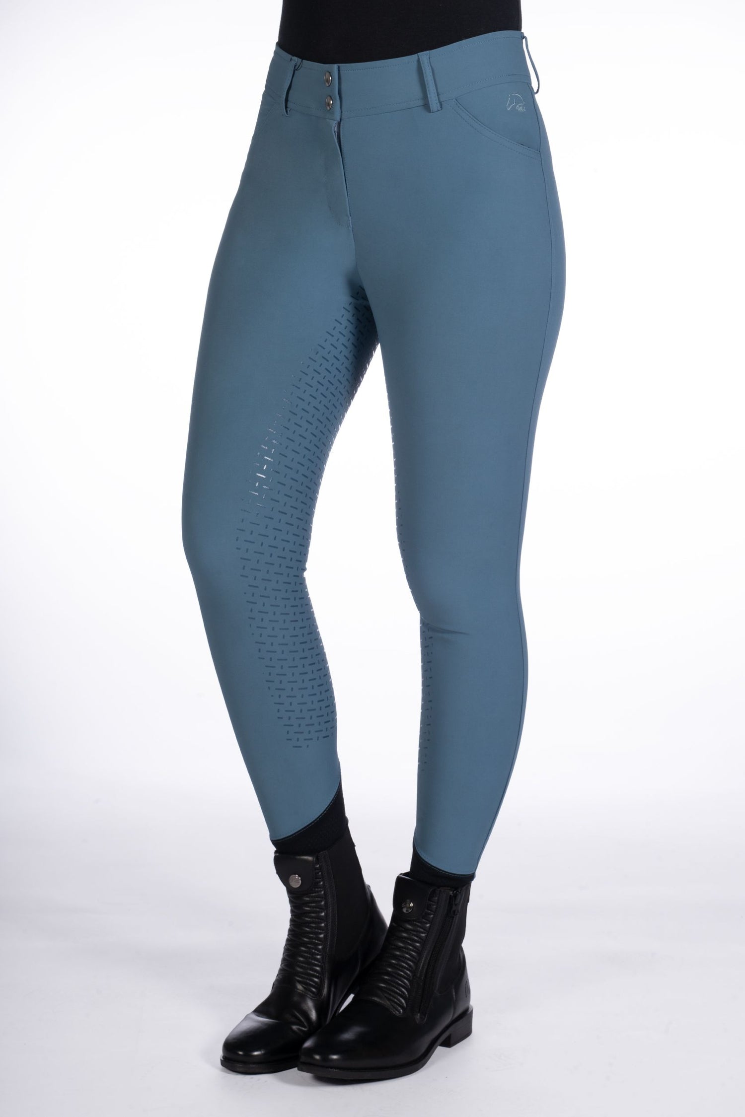 Summer riding breeches with silicone full seat