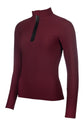 Bordeaux long sleeve horse riding base layer