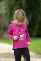 Colourful kids equestrian shirt