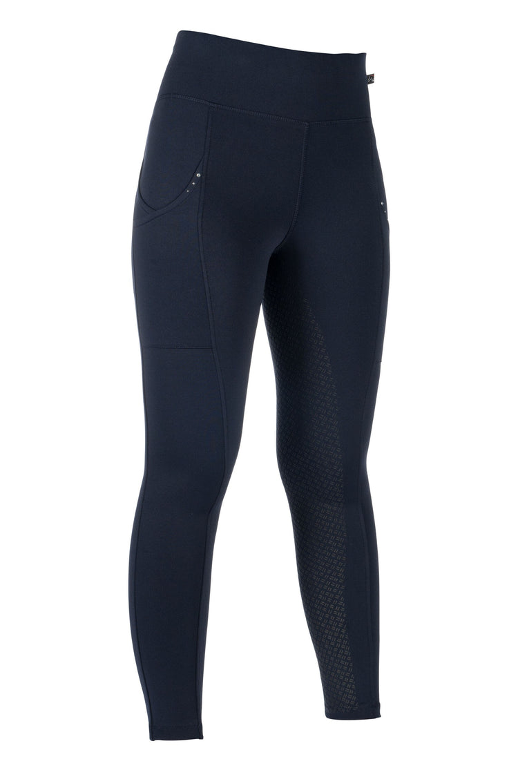 Navy winter horse riding tights