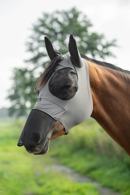 Horse Fly Mask with Covered Zipper