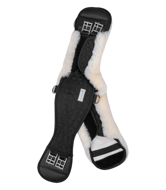 Dressage Girth with removable sheepskin