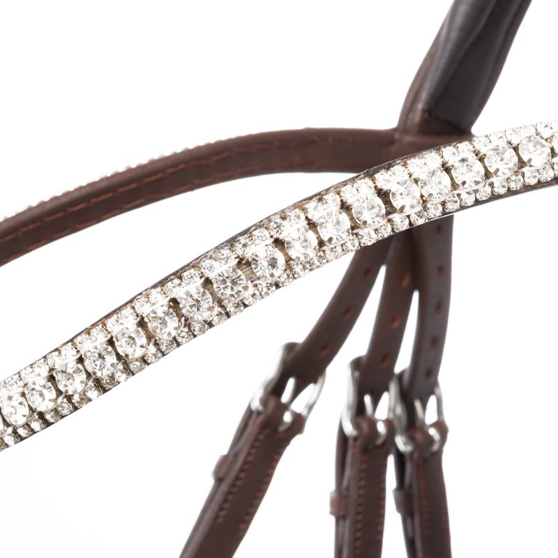 Sparkly browband in white