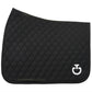 black dressage saddle pad