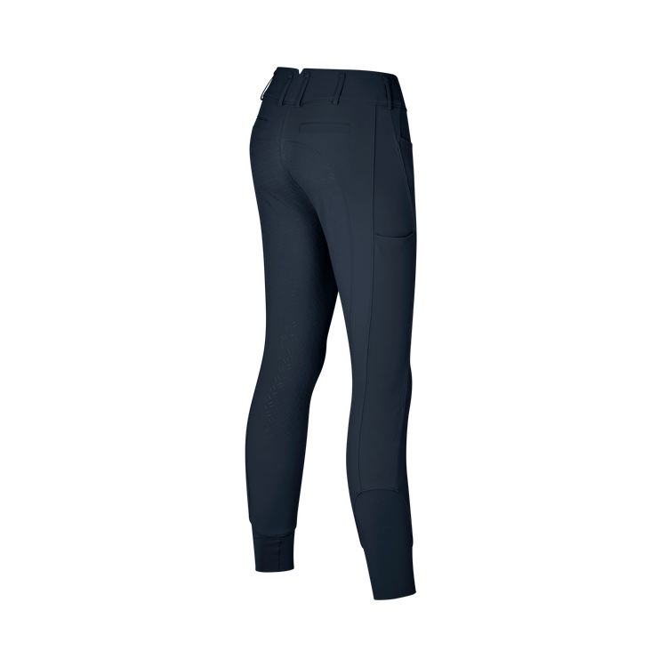 Navy full seat high waist riding breeches for women