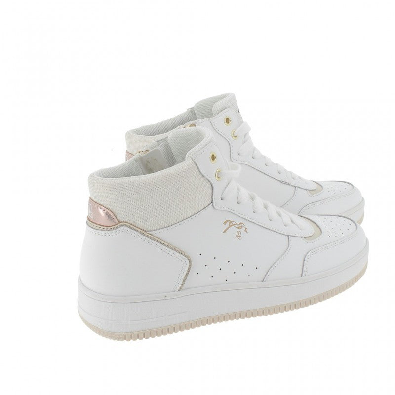 White high top sneakers for equestrians