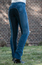 Casual denim jodhpurs for horseback riding