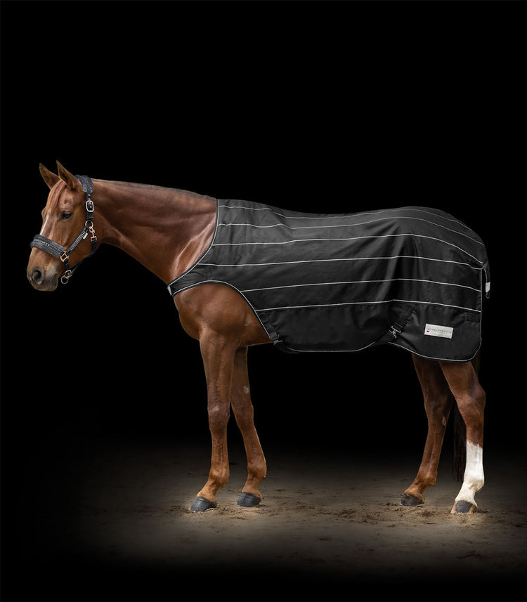 Reflective horse walking rug