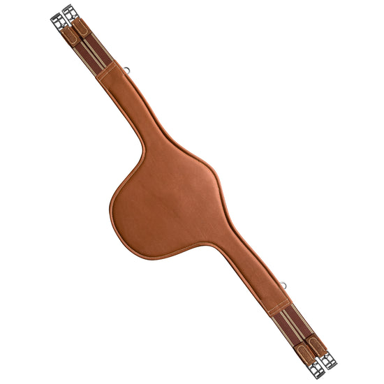 Light brown leather jumping girth
