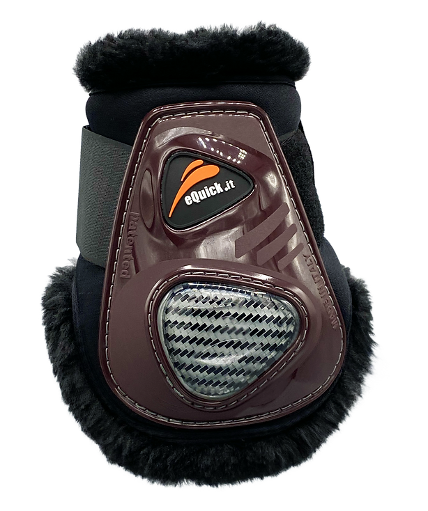 equick young horse fetlock boots fluffy