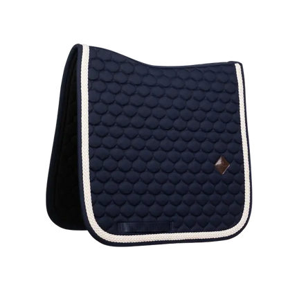 Dark navy dressage saddle blanket from Kentucky Horsewear