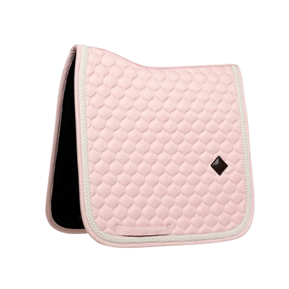 Light pink dressage saddle blanket