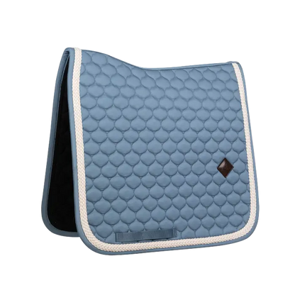 Light blue dressage saddle pad