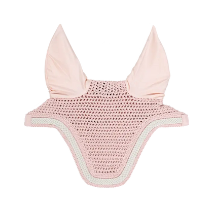 Light pink fly veil for horses