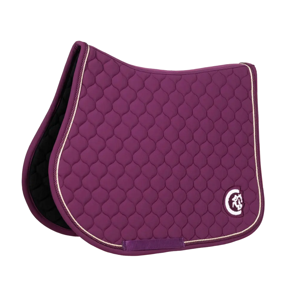 Girth straps saddle pad