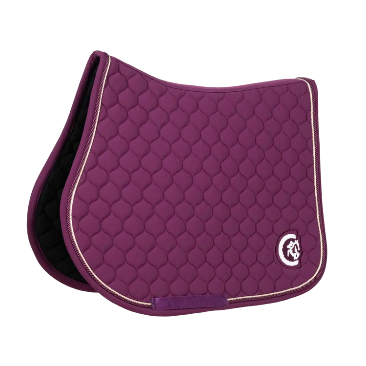 Girth straps saddle pad