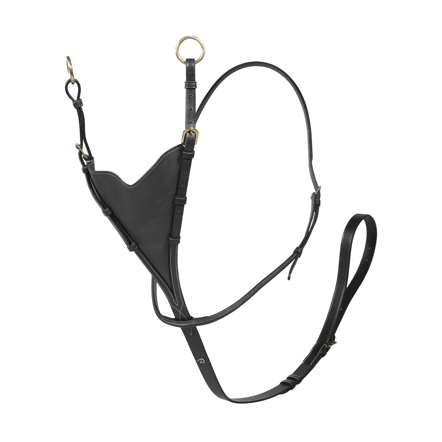 Leather bib martingale