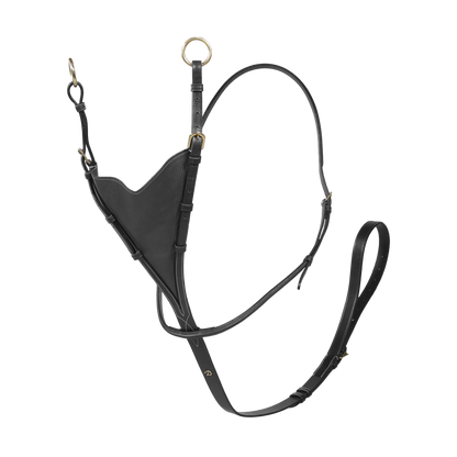 Leather bib martingale