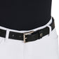 Equestrian belt with rhinestones