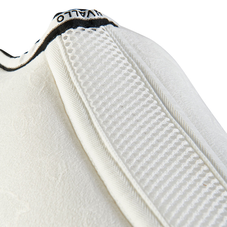 White memory foam saddle pad