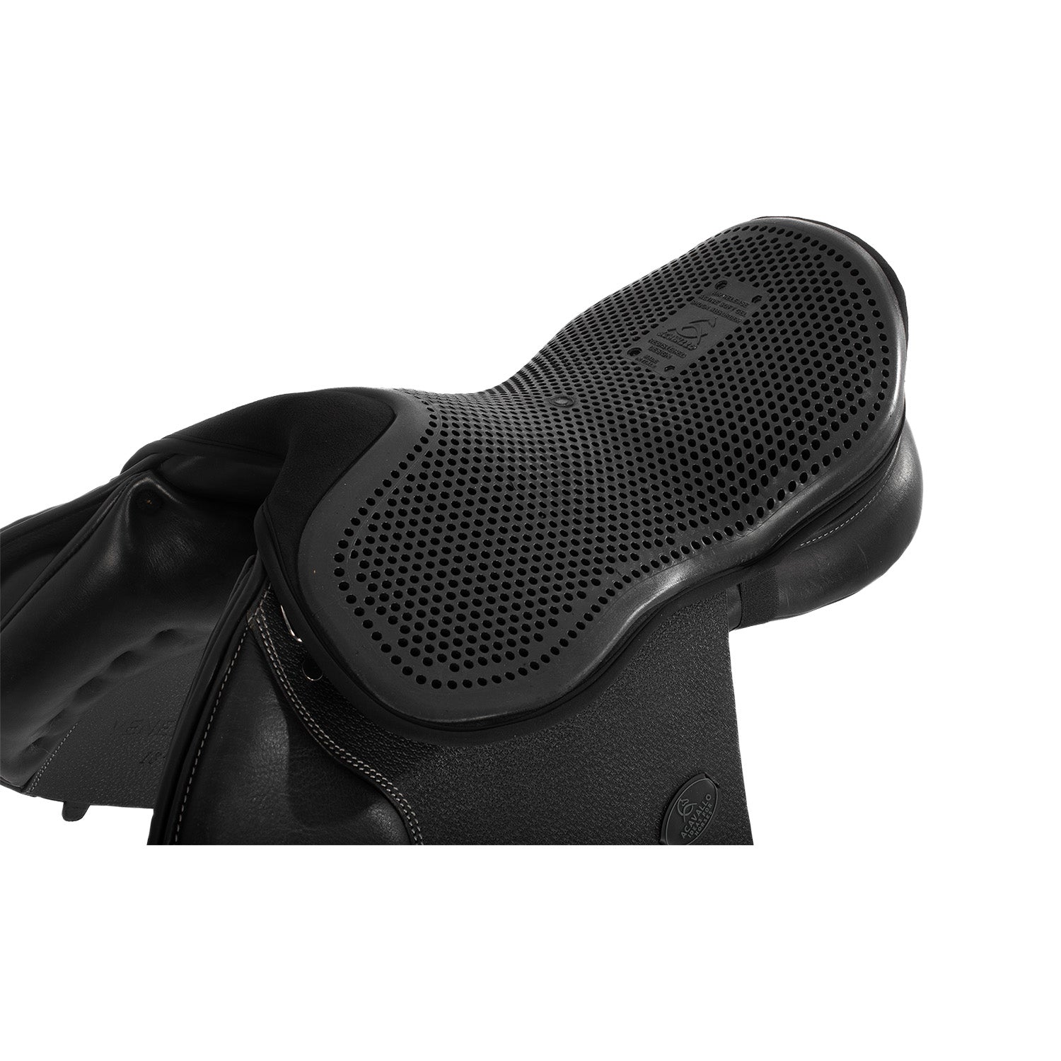 Gel saddle seat cover for back pain