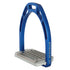 Blue aluminium stirrup