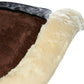 Adjustable saddle pad with sheepskin