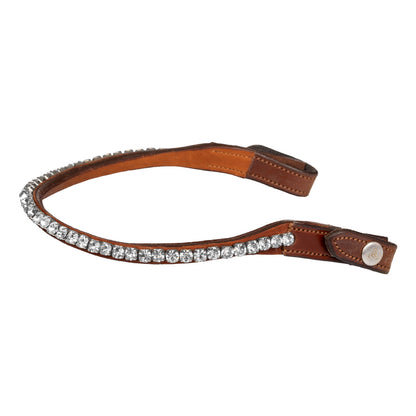 Browband with Round Crystals