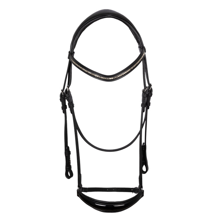 Drop noseband dressage bridle