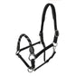 Acavallo Italian Leather Halter with Ergonomic Pollguard and Rope Noseband