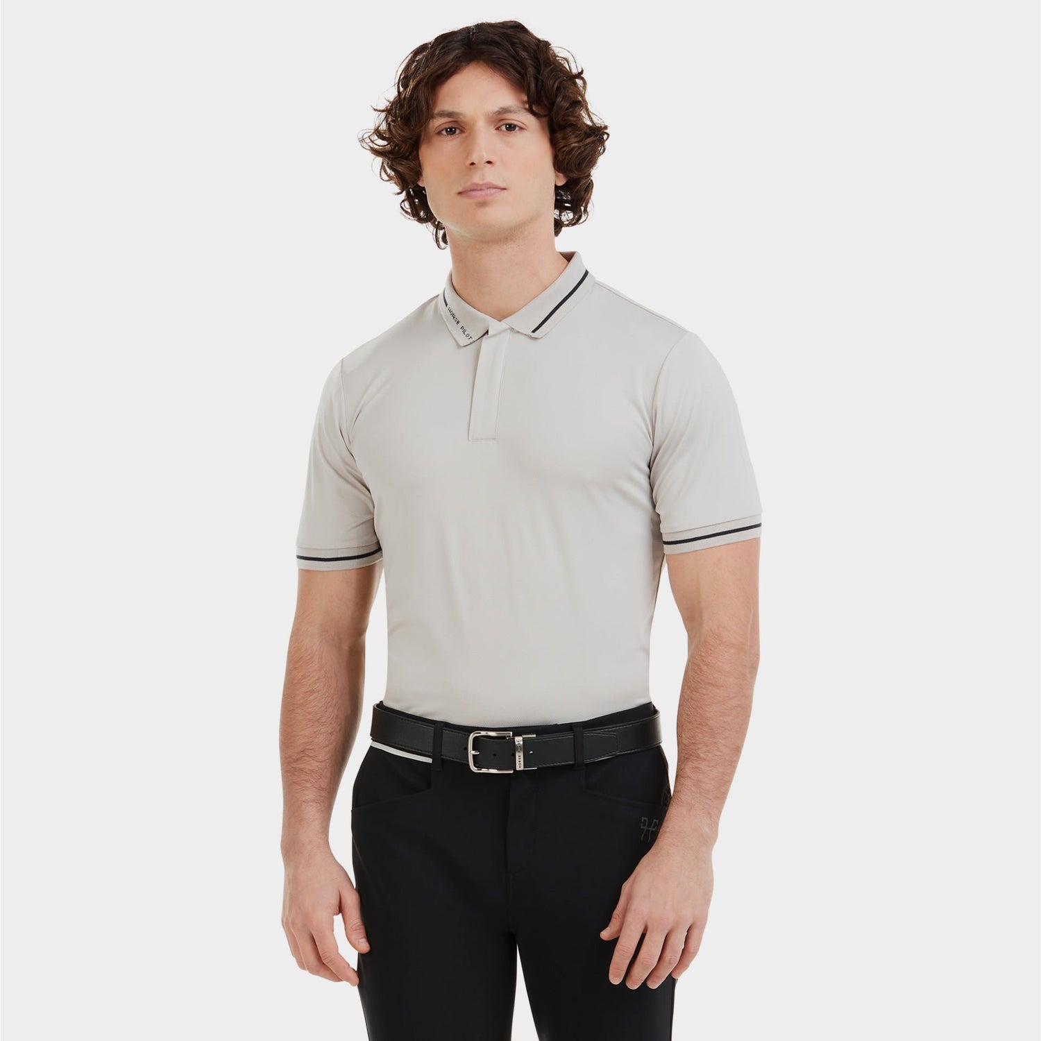 Horse Pilot mens polo shirt