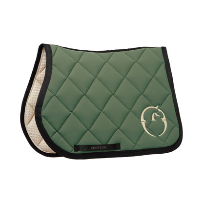 Olive green saddle pad