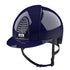 Shiny Dark Blue horse riding helmet