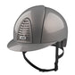 Grey colored horse riding helmet